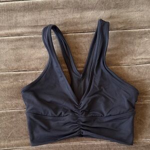 ALO Yoga Charcoal Sports Bra